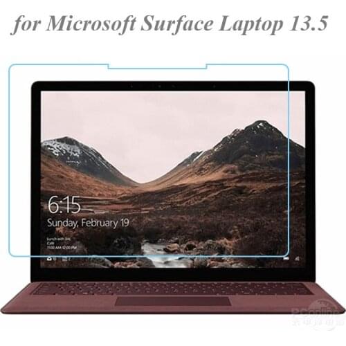 Laptop Screen Protector for Microsoft Surface Laptop 13.5inch Notebook Tempered Glass 0.3MM 9H Clear Protective Film