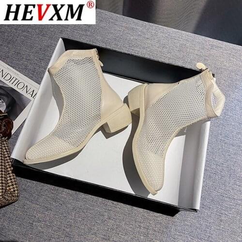 2021 New Summer Sandals New Mesh Mid-heel Net Boots High Heels Wild Net Red Ins Tide Street Shooting Breathable Women Sandal