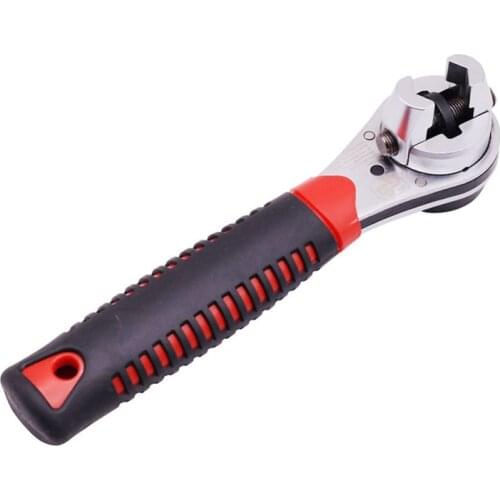 1pc high specification 6-22mm ratchet adjustable wrench universal key torque wrench wrench pipe wrench multi-purpose car repair