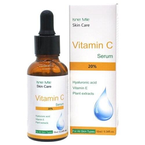 10ml Pure Vitamin C Hyaluronic Acid Serum 20% For Face Anti Aging Essential Oil Moisturizing Cream