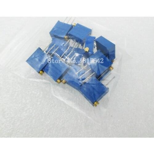 13values 3296X Potentiometers Kit 3296X MultiTurn trimmer adjustable precision Potentiometer 3296 Variable Resistors 100R-1M