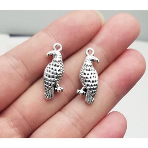 15pcs/lot--25x9mm, bird chams,Antique silver plated eagle charms,DIY supplies,Jewelry accessories