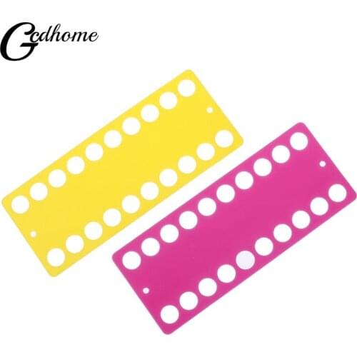 2Pcs Thread Board Thread & Yarn Organizer Embroidery Accessory Plastic Cross Stitch Row Line Tool 20 Positions