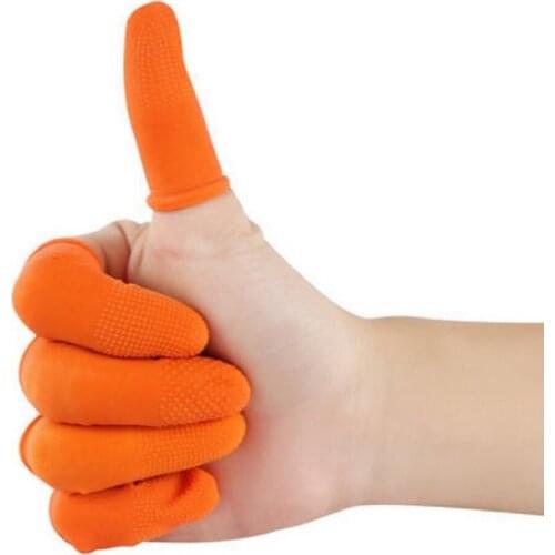 5pcs Multifunctional Fingertips Gloves Latex Rubber Antislip Finger Cutter Protector For Kitchen Food Cutter Gloves Accessory