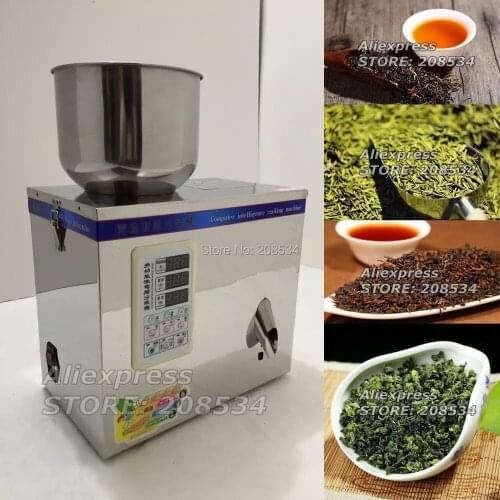 Lowest Factory Price Food racking machine Granular powder medicinal food weighing filling machine seed salt filler 25g