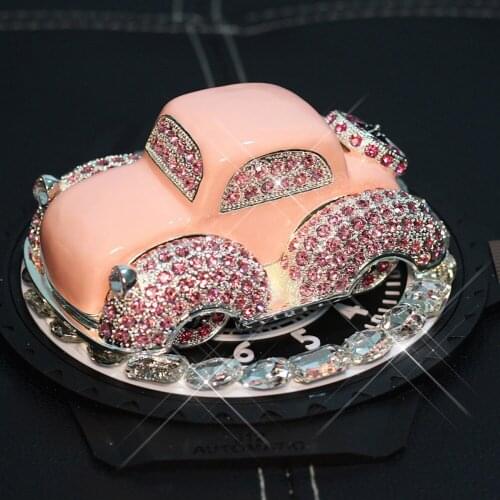 Car Air Freshener Perfume Diffuser Decor Crystal Car Model Perfume Holder Ornament