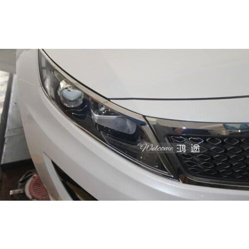 Fit For Kia Optima/K5 2011 ABS Chrome Front headlight Lamp Cover