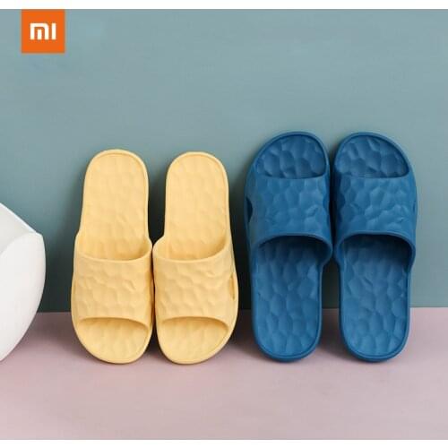 XIAOMI slippers Soft bottom anti-slip Bathroom Dustproof and lightweight comfortable colorful for couples home slippers