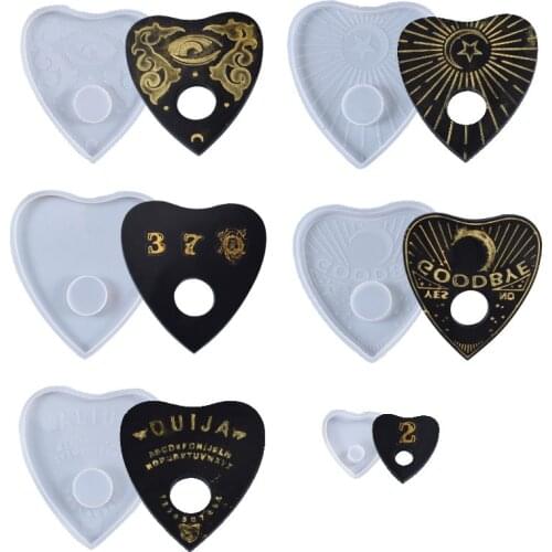 Divination Board Silicone Costing Resin Molds For DIY Resin Divination Board Jewerly Findings Tools Moulds Uv Epoxy Handmade