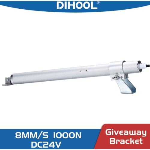 Electric Door Window Opener Linear Actuator 1000N DC 24V Motor Load Telescopic Column Rod TV Lift Stair 200MM 300MM 500MM Stroke