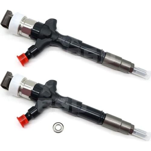 Common Rail Injector 23670-0L020,095000-8220 For Toyota Kun26 Hilux 3.0L 2005-2010 Motor D4D 1KD-FTV 2 Pieces/Lot