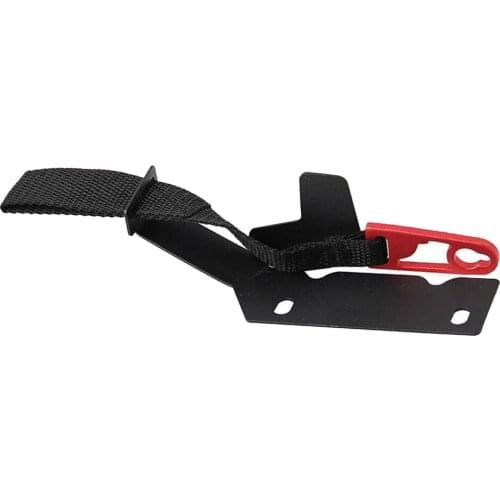 9.84" Black Rear Seat Release Kit with Adjustabe Belt Car Vehicle Accessory Placement on Vehicle-Rear Seat Back