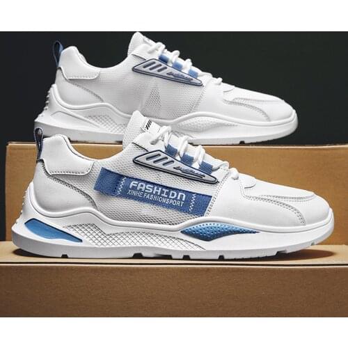 Summer breathable sports net panel shoes mens thin casual 2021 new fashion Korean mens shoes