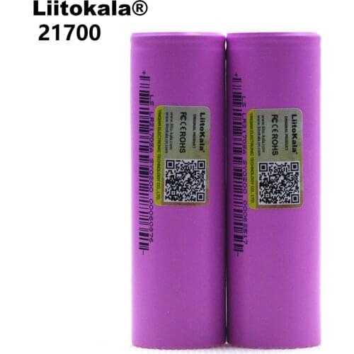 Liitokala 21700 Rechargeable Li-Ion Battery 4000mAh 3.7V 15A Power 5C Discharge 3-Cell Lithium Battery for electric bike tooling