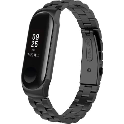 Stainless Steel Metal Strap For Xiaomi Mi Band 4 Bracelet Mi Band4 Wrist Strap For Mi Band 4 Accessories Miband4 Wristband