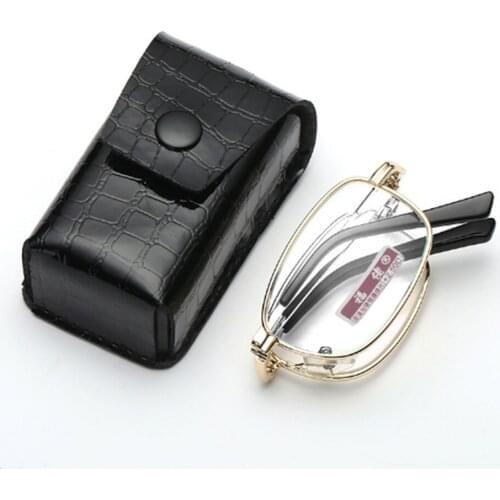 Fashion New Unisex Transparent Collapsible Reading Glasses +1.0 to +4.0 YJ017