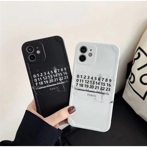 Fashion Europe Paris Number Phone Case For iPhone 11 12 Pro X XR XS MAX 8 7 Plus SE2020 Soft IMD Cover Silicone Fundas Coque