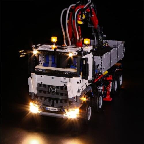 Led Light Set For Tech MBZ Arocs 3245 Truck Building Blocks Model Light kit For 42043(NOT Included The Lego Set)