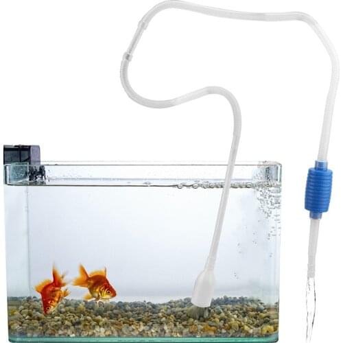 NICEYARD Aquarium Fish Tank Vacuum Water Change Siphon Filter Exchange Cleaner Siphon For Aquatic Breeding