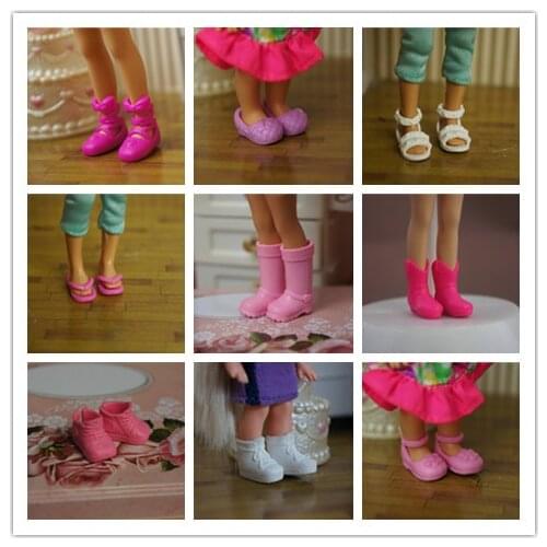 New Arrive Original 5Pair / Lot OB11 Shoes Fashion flat Sneaker obitsu 11 doll shoes sandals for barbie kelly