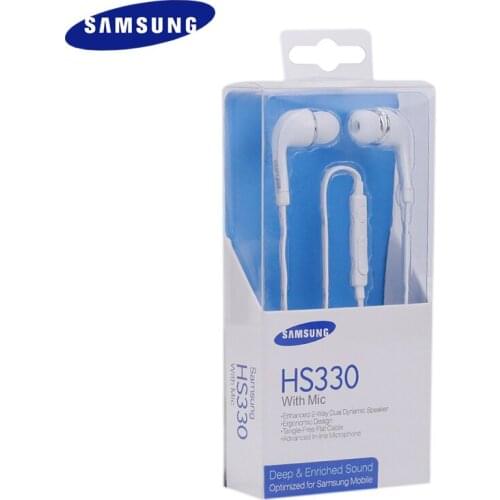 Original Samsung HS330 J5 Earphones Sports Earbuds Microphone For Samsung Galaxy A11 A31 A41 A51 S10 S9 S8 Note 4 5 8 9 A30 A50