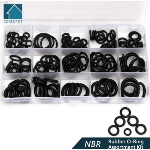 Durable NBR Sealing O-rings Gasket Replacements Tank PCP DIY Air Refilling Rubber Washer 15 Sizes Available 160pcs/SET DQ039