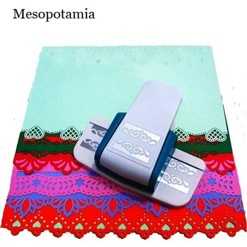 DIY Scrapbooking White Hollow Bump Silk Lace Kok Big Embossers Printing Cutter Embossing Machine Punch Scrapbooking Kids Craft