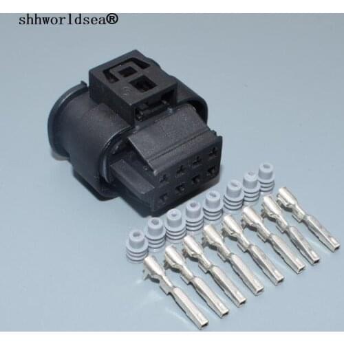 Shhworldsea hirschmann 8 pin 1.5mm car connector plug auto electric housing plug waterproof plastic connector 805-031-541
