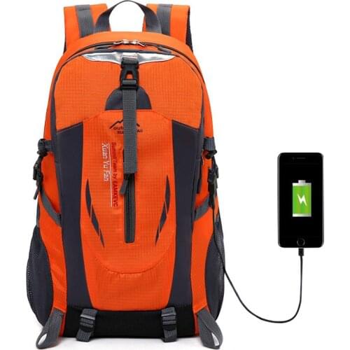 High Quality Designer Backpacks Male USB charging school bags Mens Laptop Backpack Nylon Waterproof travel bag Mochila Escolar