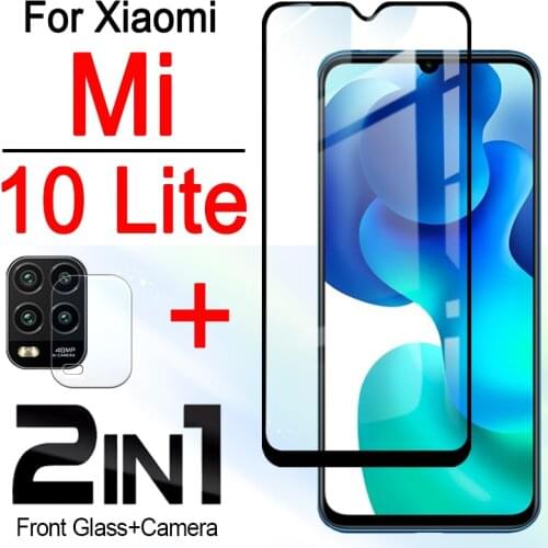 For Xiaomi Mi 10 Lite Glass Protective Screen Protector Xiomi Note 10 Lite 10lite Light 5G Mi10 Ultra Camera Lens Tempered 2in1