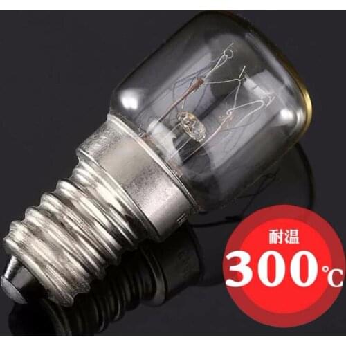 1pcs E14 15W 300 Degree High Temperature Oven Toaster Steam Light Bulb Cooker Lamp AC220-240V