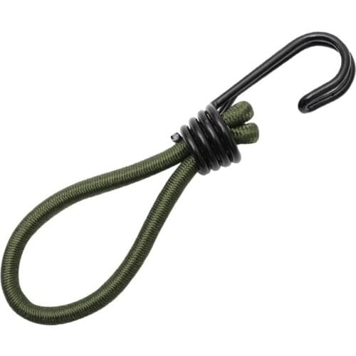 1Pcs Tent Rope with Hooks High-strength Reflective Wind Rope Outdoor Camping Multifunctional Latex Tent Buckle