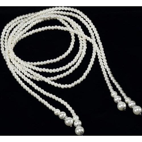 1920s Great Gatsby Accessories Set Costume Flapper Long Pearl Necklace Gloves Cigarette Holder Women Vintage Party Accessories