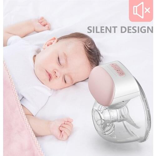 2 pcs YOUHA Wearable Breast Pump Hands Free Electric Portable Wearable Breast Pumps BPA-free Breastfeeding Milk Collector