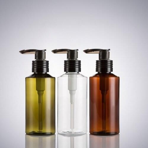 300pcs 150ML Refillable Bottles Lotion Container Pump Plastic Shampoo Bottle Refillable Travel Bottle 3 Colors Living Essentials