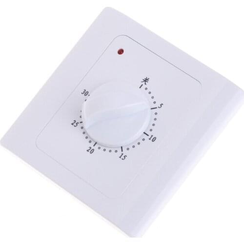 AC 220 V 10A 30Min Countdown Timer Switch Electric Digital Time Plug Control Button