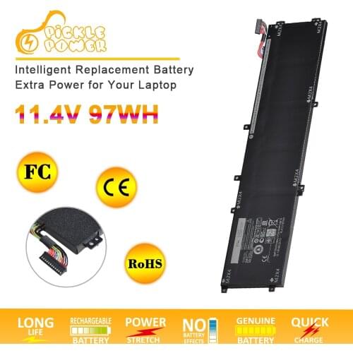 11.4V 97Wh 6GTPY 5XJ28 Laptop Battery for DELL Precision 5520 5530 for DELL XPS 15 9570 9560 Series Notebook