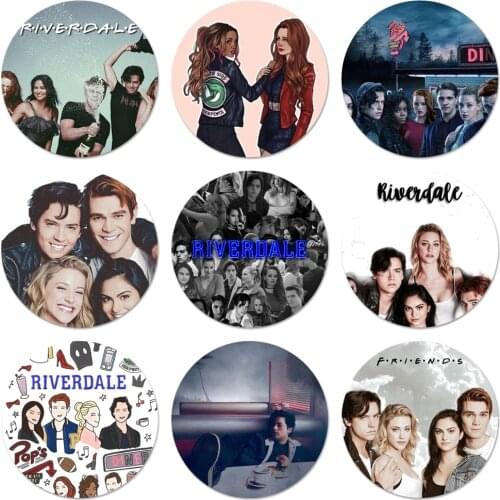 Archie Betty Veronica Riverdale Badge Brooch Pin Accessories For Clothes Backpack Decoration gift 58mm