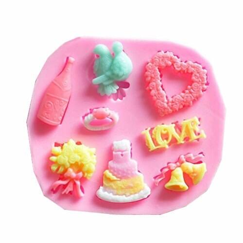 Free Shipping Christmas Bell Heart Cooking Tools Wedding Decoration Silicone Mould Baking Fondant Sugar Craft Diy Cake Candy