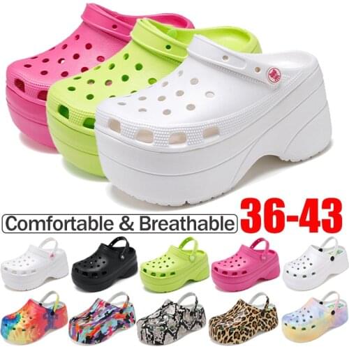 10CM High Heels Women Sandals Clogs New Arrivals Breathable Ins Hot Female Slippers Summer Lady Sandal Shoes For Women Sandalias