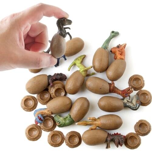 Jurassic Wild Life Dinosaur Egg Figure Toys Collection Jurassic Park Juguets Children Model Gift Early Education Toys for Kids