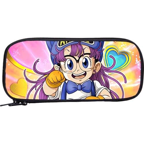 Dr. Slump School Pencil Bag Pencil Case Cartoon Arale Print Kids Boys Girls Pen Storage Pencil Bag Pouch