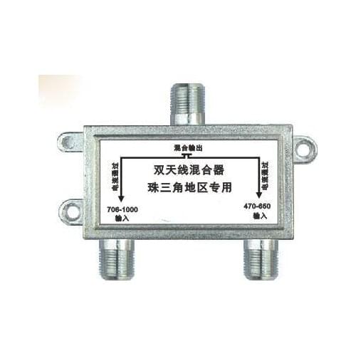 Double-mixer new vertical and horizontal antenna combined filter HD anti-interference ground wave