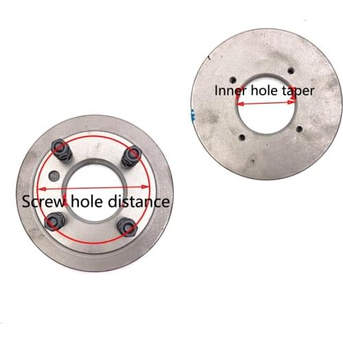 Lathe flange, transition plate, 400/C6 、400/C8