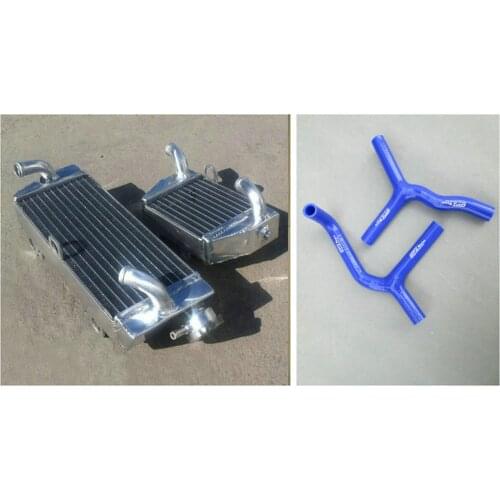 HOT Aluminum Radiator & Silicone Hose For KTM 85 sx 105 sx sx85 sx105 KIT 2003-2012 2004 2005 2006 2007 2008 2009 2010 2011