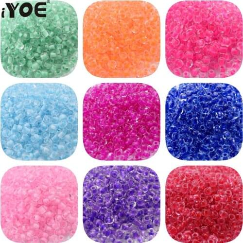 IYOE 100/200/500pcs 4mm Matte Czech Glass Beads Miyuki Spacer Seed Beads For Jewelry Making Bracelet Fitting Sewing Supplier