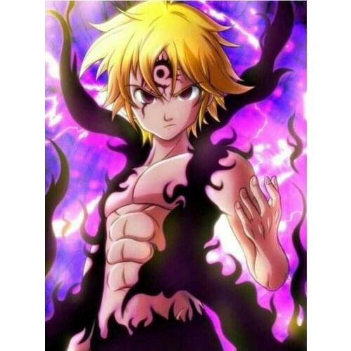 Full Square Drill Pictures Handmade Embroidery Mosaic Cross Stitch Gif 5D DIY Diamond Wall Decor Art Painting Seven Deadly Sins