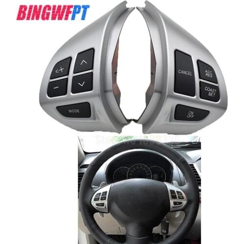 1Set Car steering wheel control buttons with cables for Mitsubishi Lancer EX10 Lancer X Outlander ASX Colt Pajero Sport