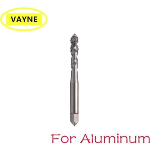 VAYNE HSSE Metric Spiral Fluted Tap M2 M2.5 M2.6 M3 M3.5 M4 M4.5 M5 M6 M7 M8 M10 M12 Machine Screw Thread Taps For Aluminum