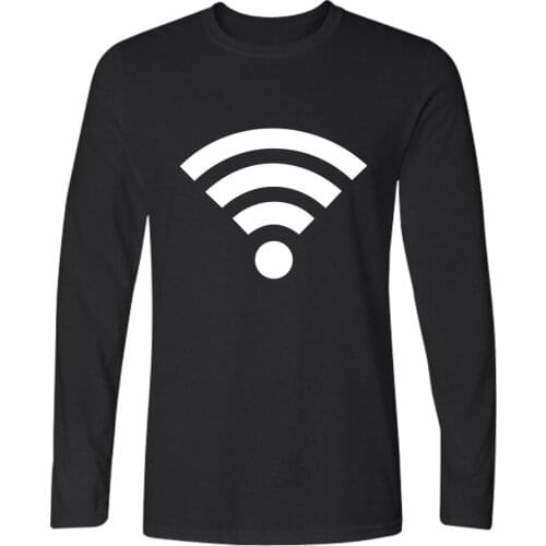 Fashion Free WiFi funny t-shirt women men t shirt casual tee shirt long sleeve loose t-shirt sweatshirt tops plus size XXS-XXXXL